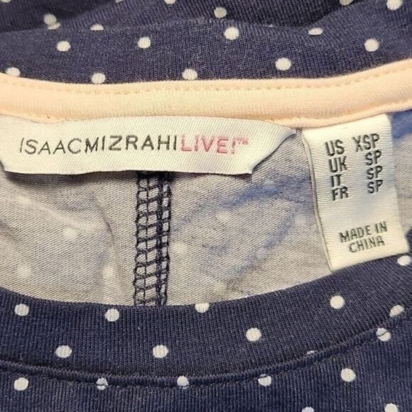 NWOT Isaac Mizrahi Live! Printed Knit Dress Sz XSP - Picture 11 of 14